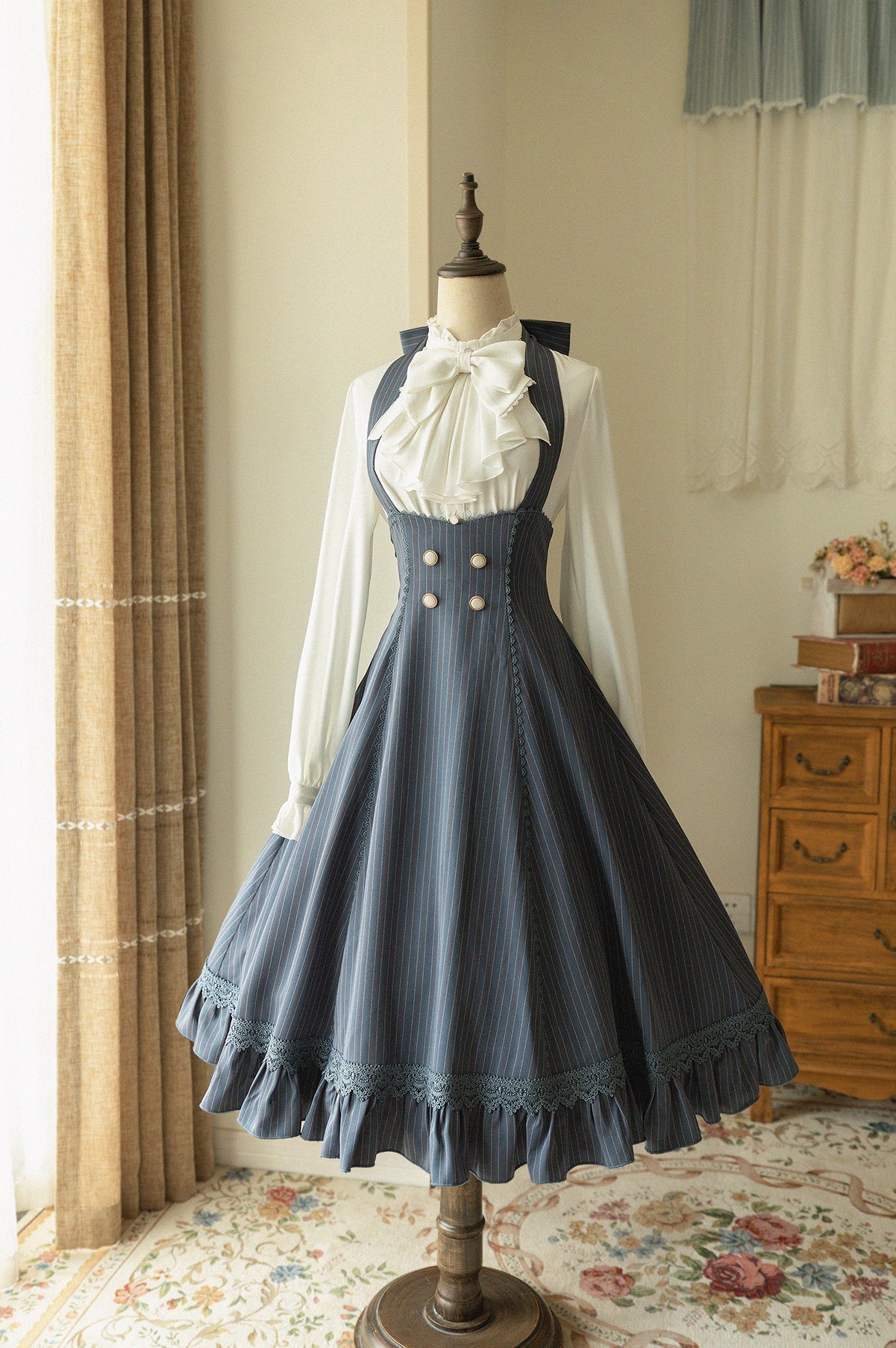 South of the Forest Vintage Classic Lolita Halter JSK and Blouse Series - image 4