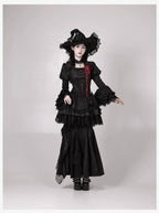 Twilight Witch-Inspired Black Gothic Lolita Skirt Set - image 27