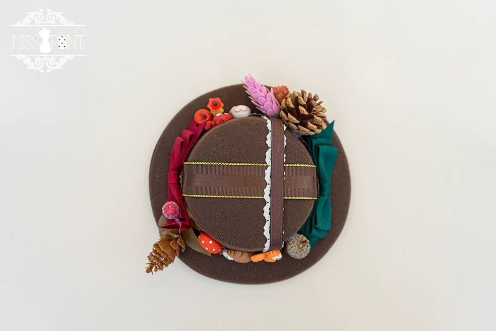 Chuby Box in the Forest - Elegant Lolita Necklace Brooch KC Beret Accessories - image 28