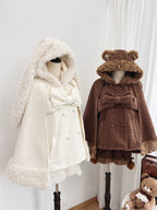 Rabbit & Bear - Winter Kawaii Lolita Cape and Shorts - image 23
