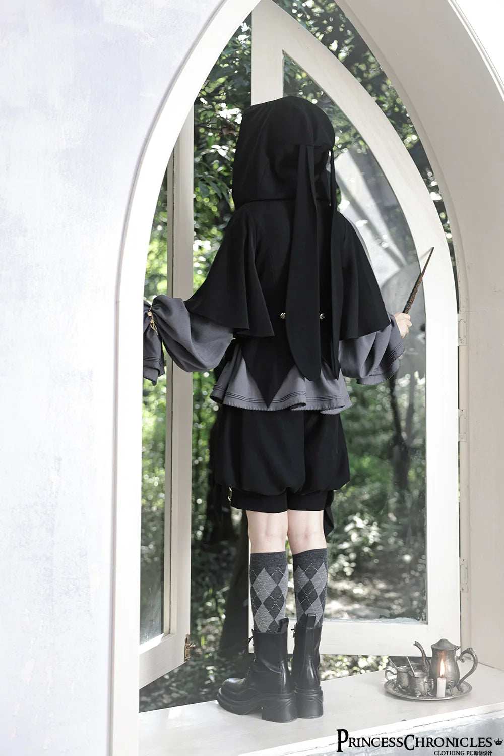 Hunting Rabbit Ouji Lolita Rabbit Ears Coat and Shirt Set - image 21