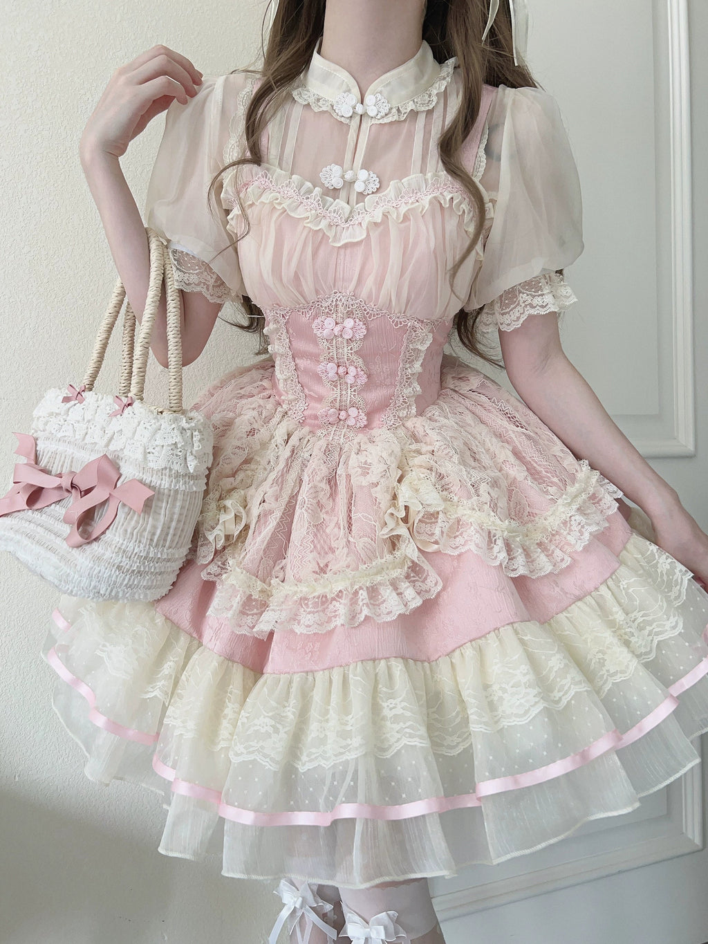 Hua Ji Fu Lei - Qi Lolita JSK Dress and Ballet Innerwear Set - image 14