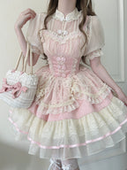 Hua Ji Fu Lei - Qi Lolita JSK Dress and Ballet Innerwear Set - image 14