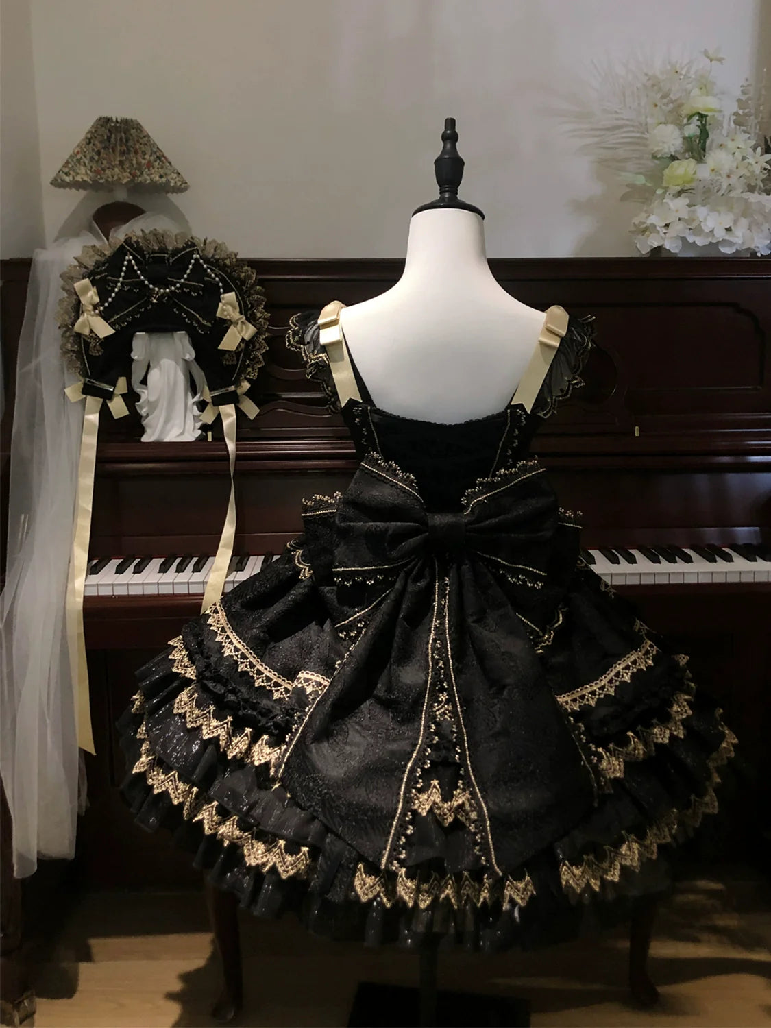 Gilded Memories Princess Lolita Tiered JSK Dress - image 12