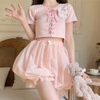 Casual Lolita Bloomers, Solid Color Organza Shorts - image 15