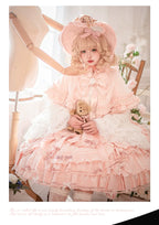 Vintage Lolita Dress Set, Cotton Shirt - image 17