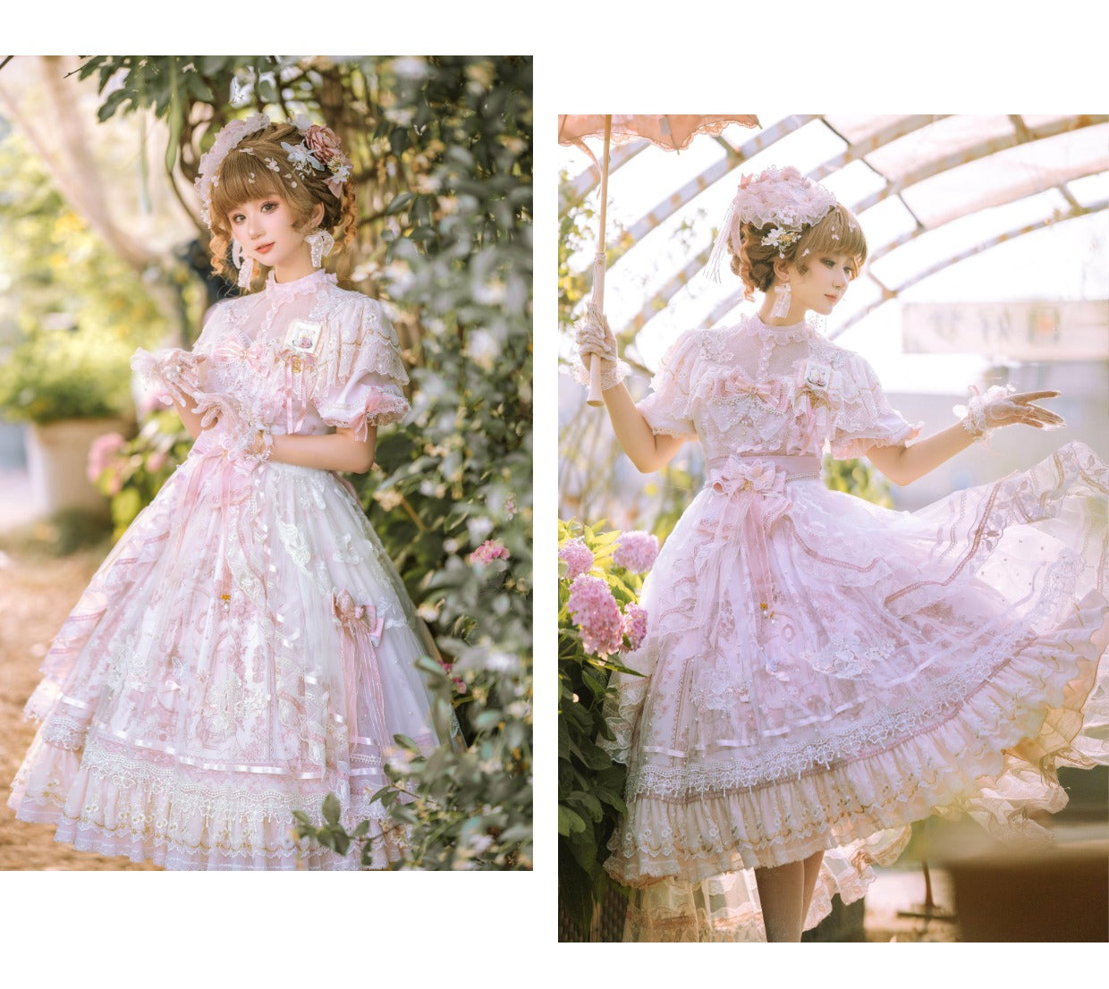 Sunset Realm Lolita Bride Gorgeous OP FS - image 13