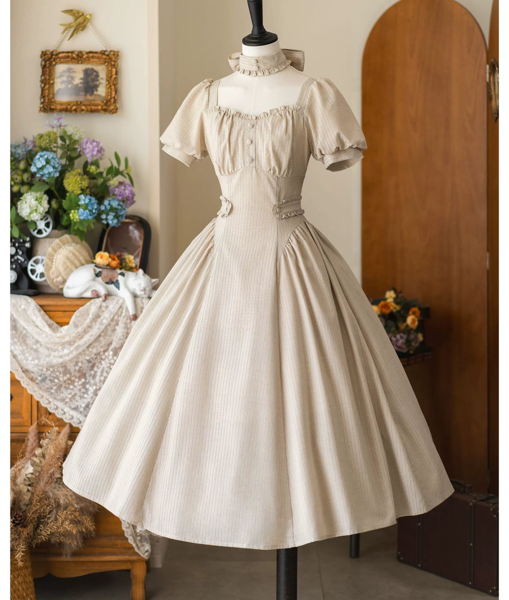 Chantilly Forest - Classic Lolita OP Dress With Square Neck & Underskirt - image 33