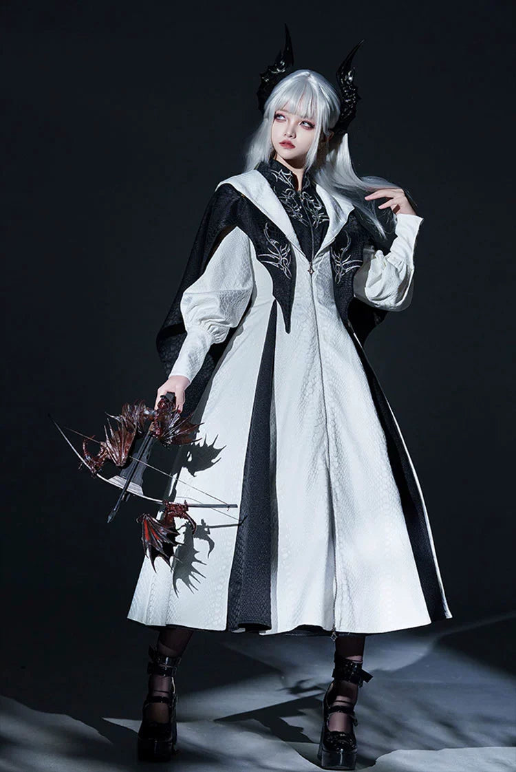Dragon Scale - Gothic Lolita JSK Dress Goth Coat - image 9