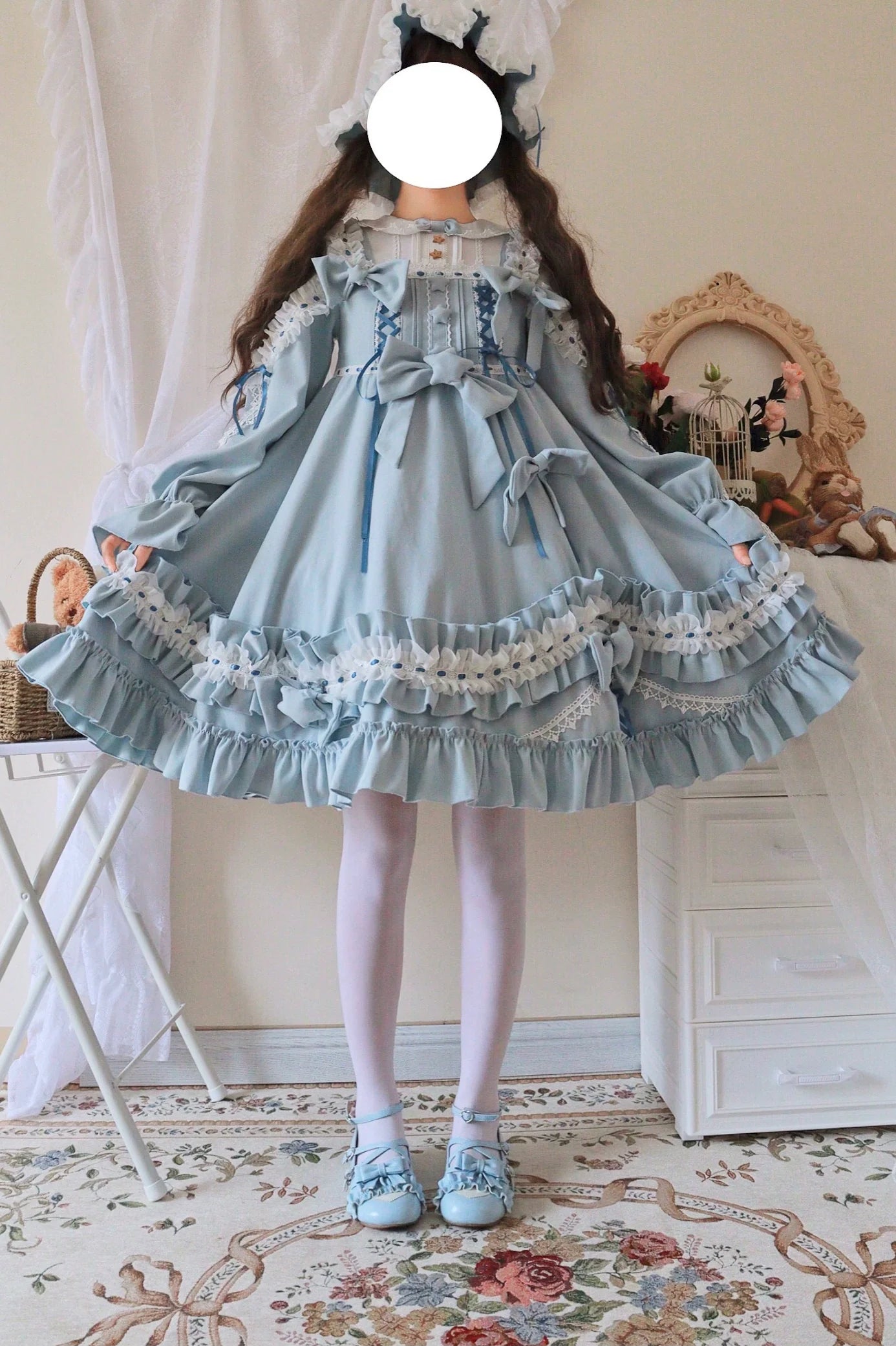 Daily Lolita Winter Dress, Long Sleeve - image 16