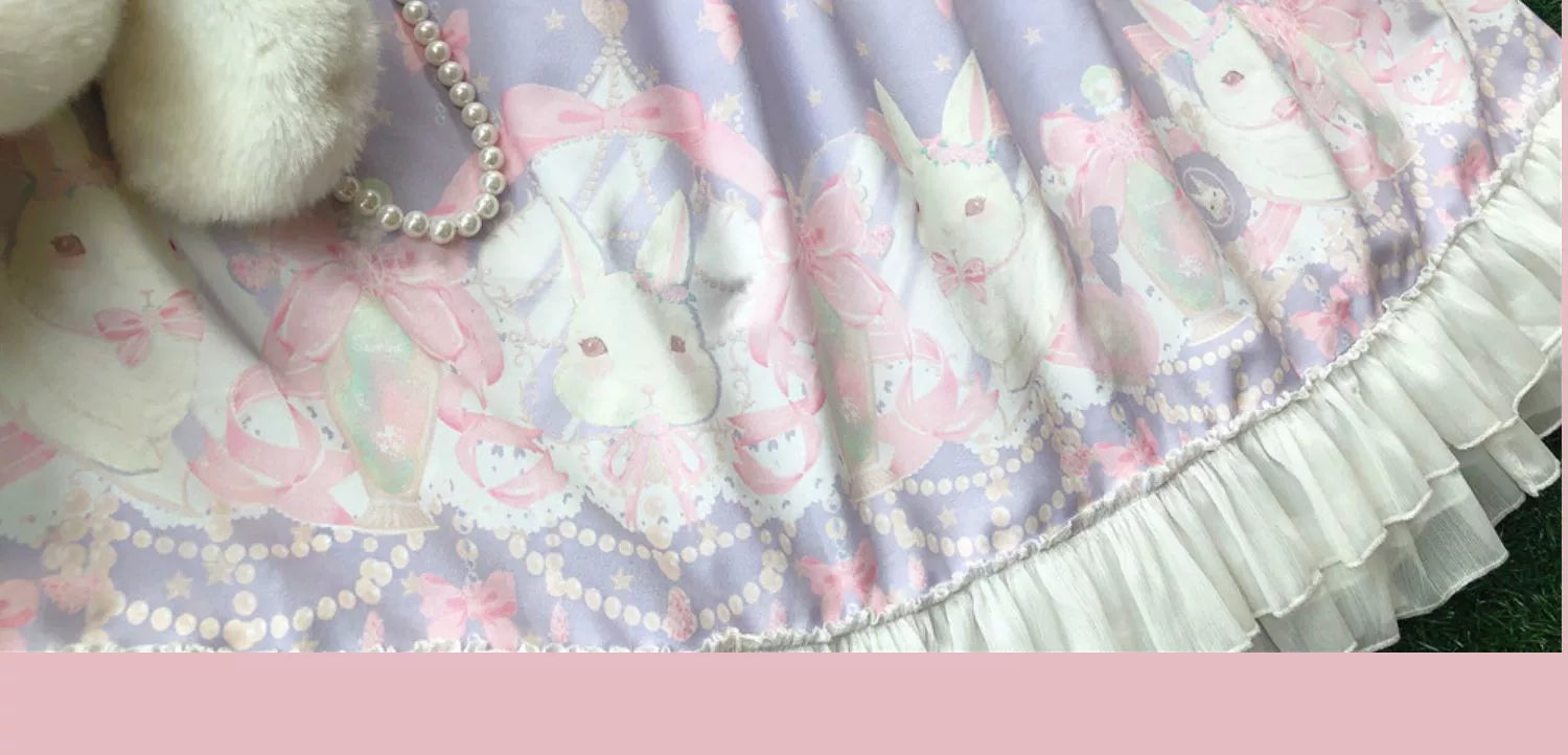 Rabbit Lace Princess Sweet Lolita OP Dress - image 11
