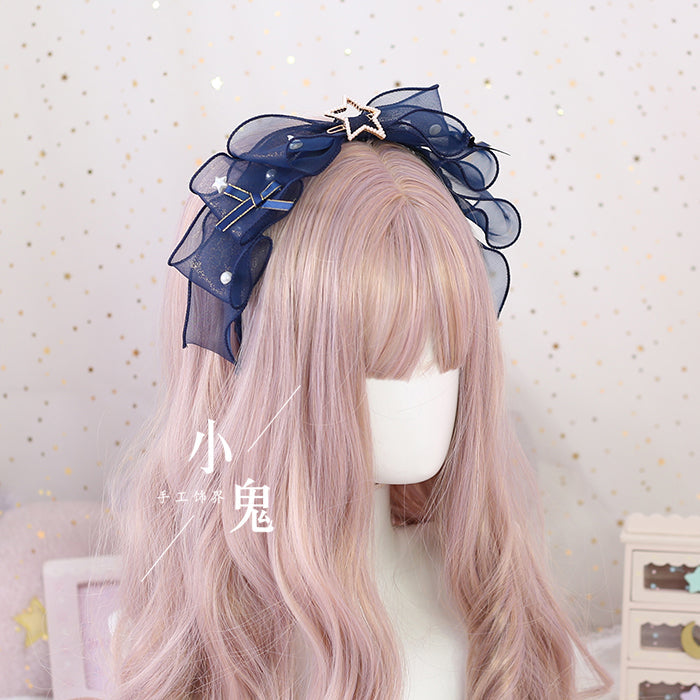 Daily Lolita KC, Bow Pearl Headband - image 1