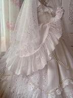 Fate Quartet Gothic Bridal Lolita JSK Dress - image 58