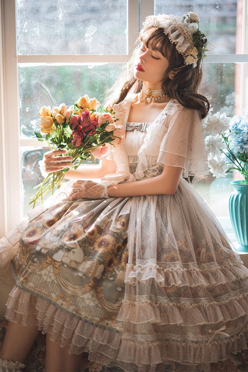 Sunflower - Elegant Lolita JSK Dress - image 6