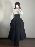 Dreaming Gothic Lolita Fishbone Long Skirt - image 19