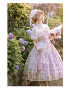 Sunset Realm Lolita Bride Gorgeous OP FS - image 10