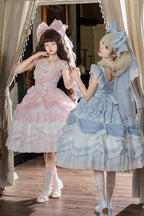 Wedding Poem Lolita JSK, Train and Bonnet Set - image 1