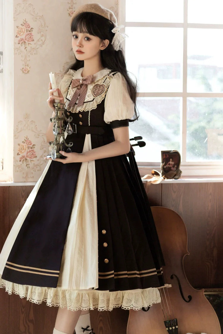 Chocolate Workshop - Classic Lolita Short and Long OP Dress - image 14