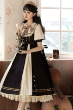 Chocolate Workshop - Classic Lolita Short and Long OP Dress - image 14
