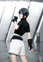 White Cat - Futuristic Style Cool Lolita Pants Suit With Cat Ear Coat - image 31