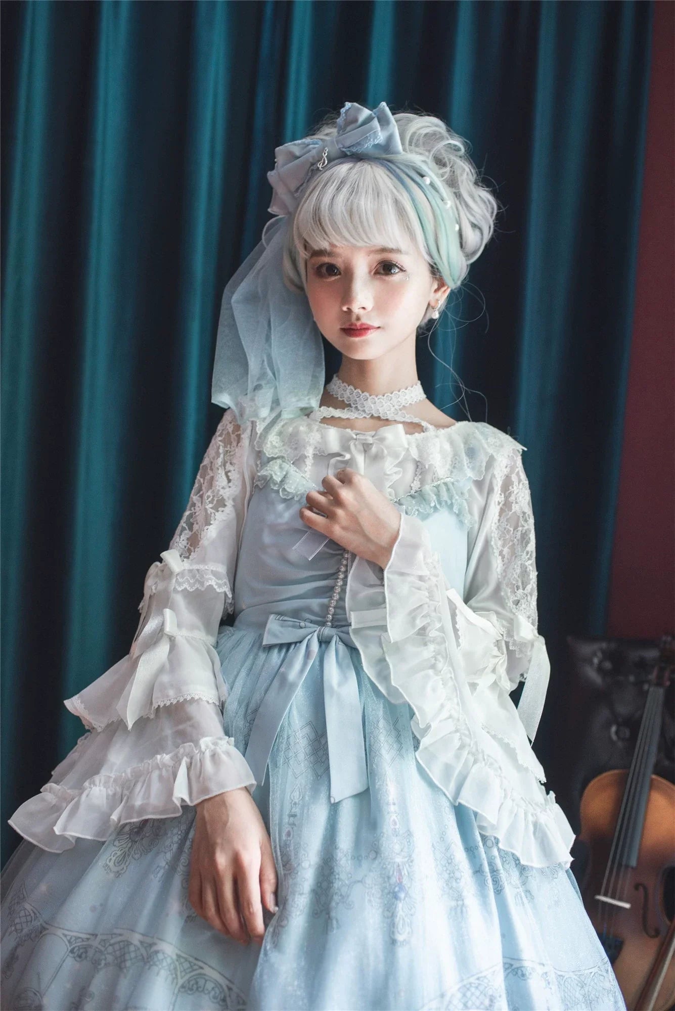 Elegant Lolita JSK Dream Symphony Instrument Fairy Dress - image 6