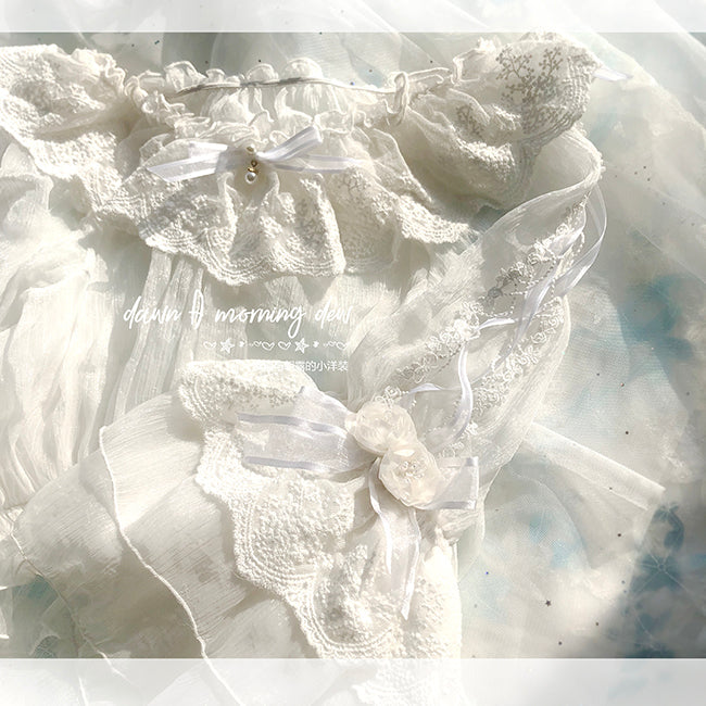 Flower Wedding Lolita Accessories Headdress Set - image 6