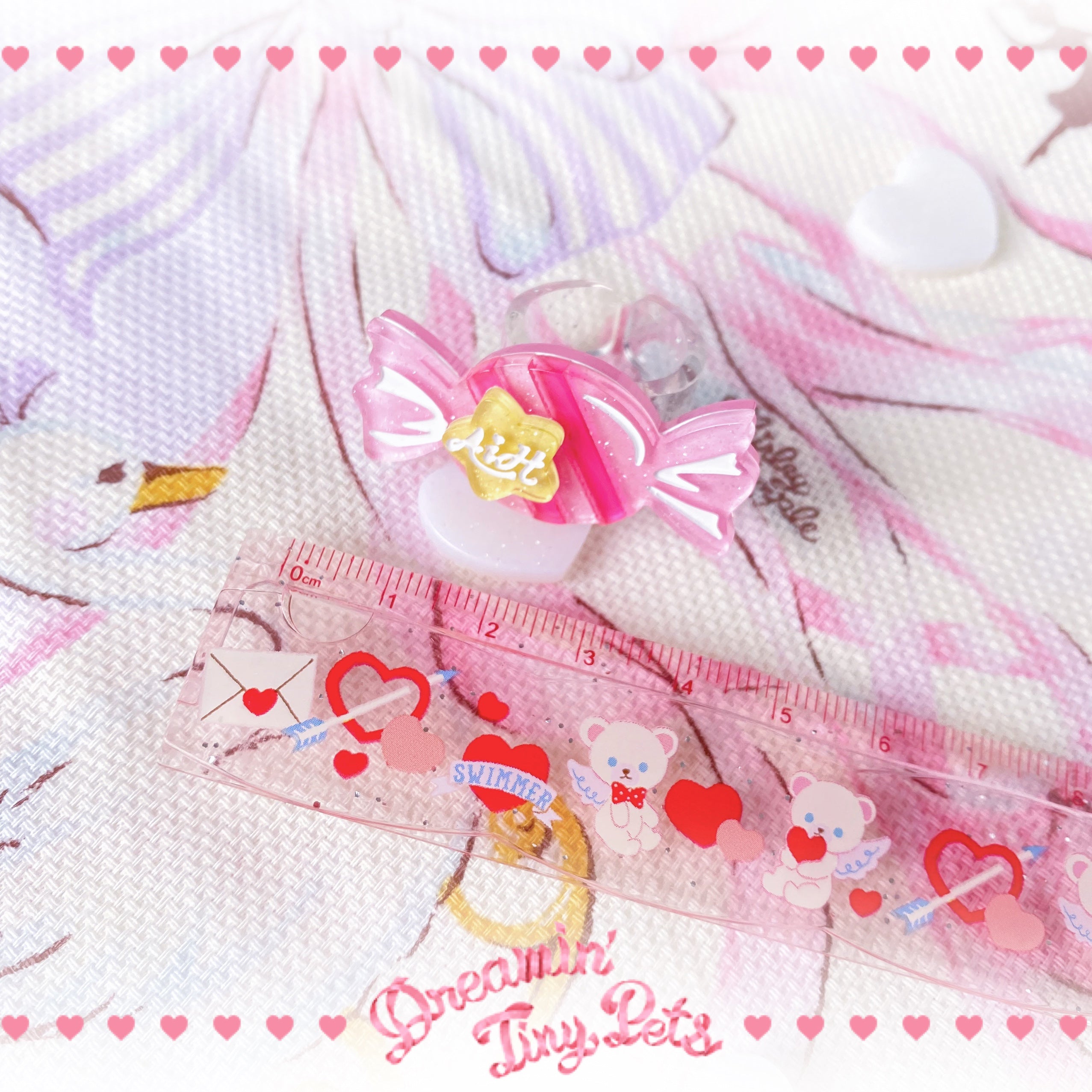 Rainbow Candy - Sweet Lolita Ring Hairclip - image 36
