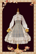 Memoirs of Backlight - Elegant Plaid Lolita JSK Dress - image 1