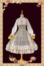 Memoirs of Backlight - Elegant Plaid Lolita JSK Dress - image 1