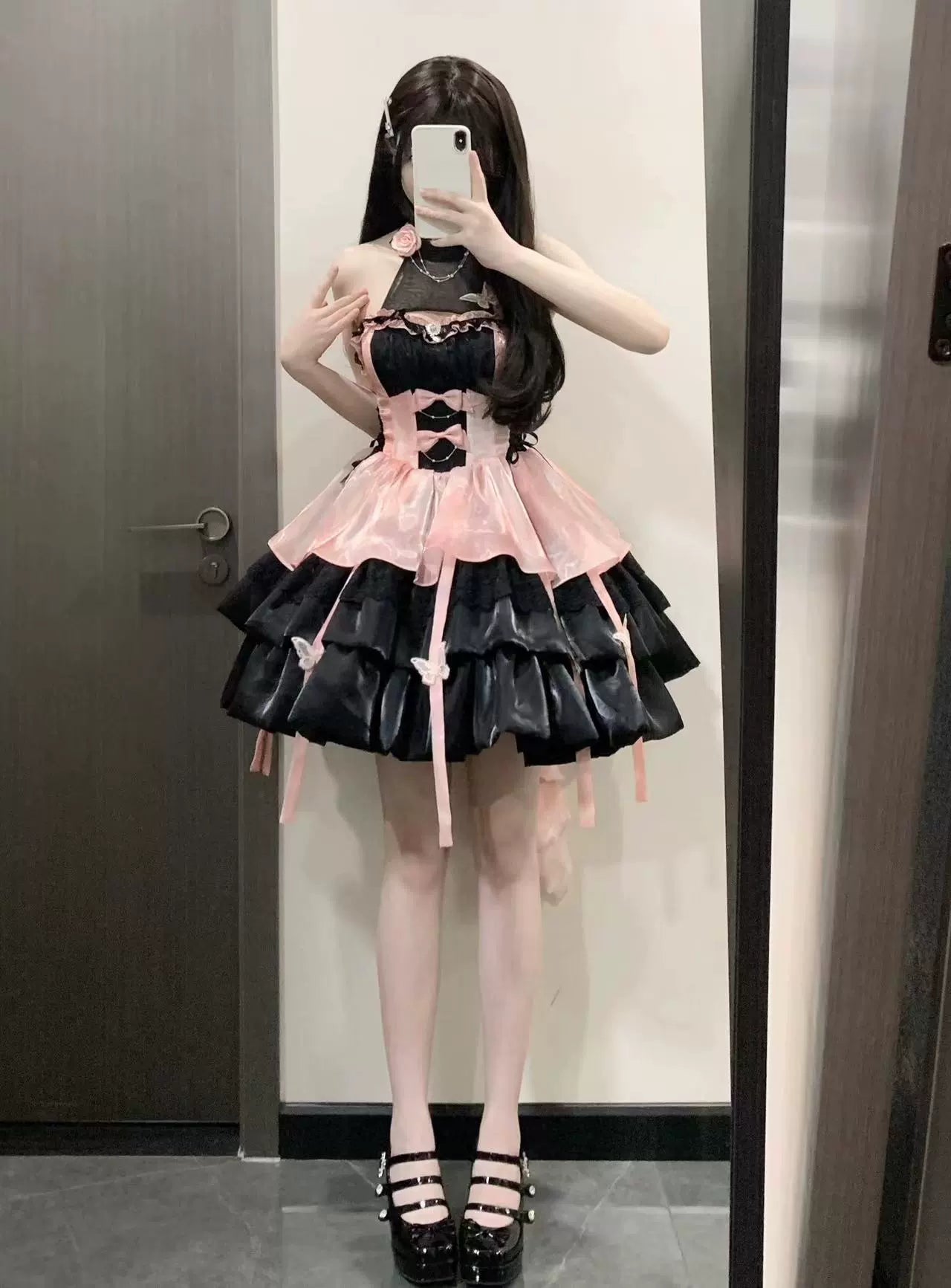 Love Goddess - Elegant Lolita Dress Halter Puff Princess JSK Dress - image 4