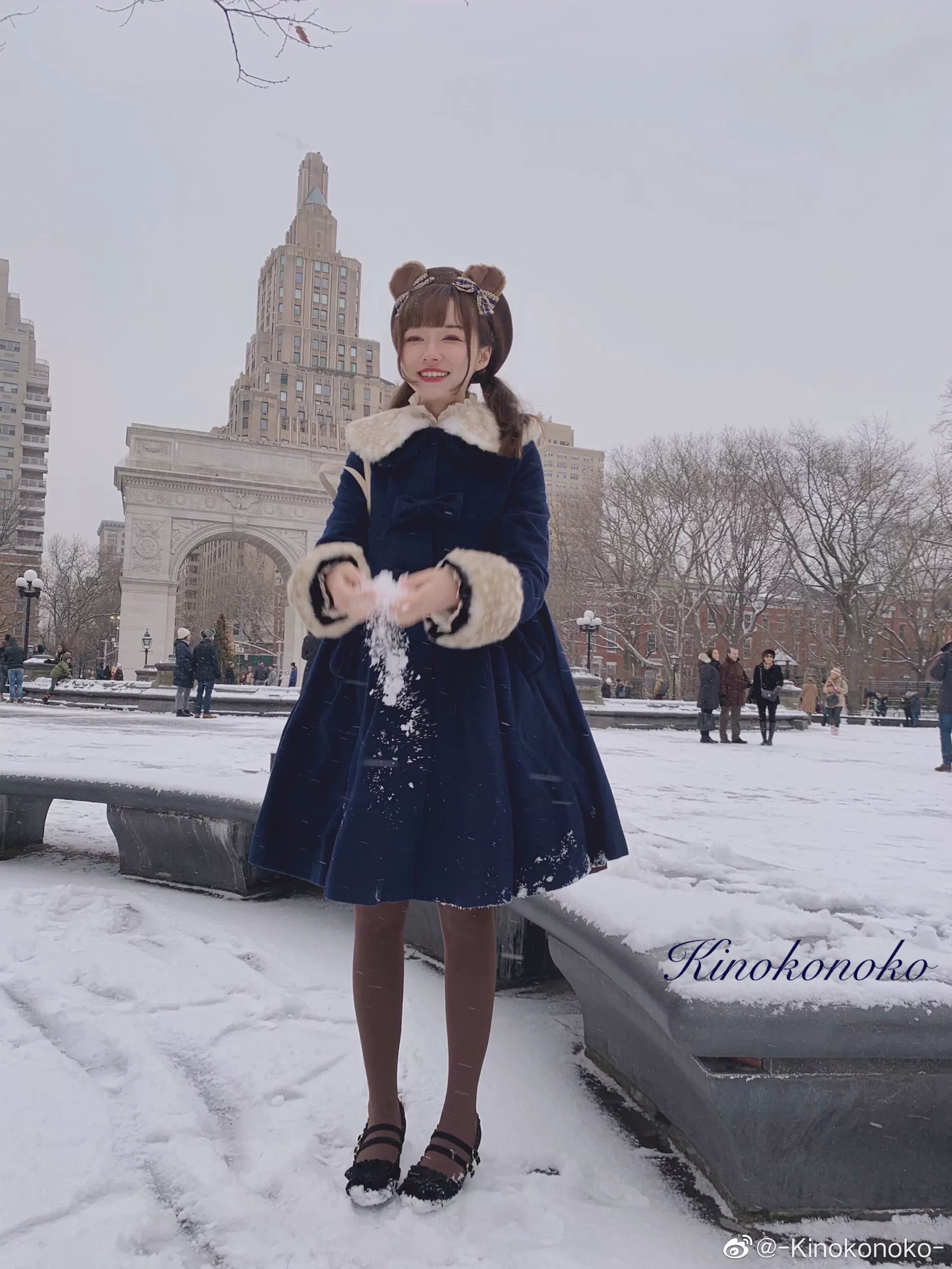 Casual Lolita Winter Wool Down Coat Multicolors - image 39