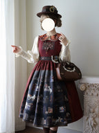 German Bookshelf - Classic Lolita Printed JSK Dress - image 31