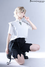 Retro Gothic Black Necklace - image 5