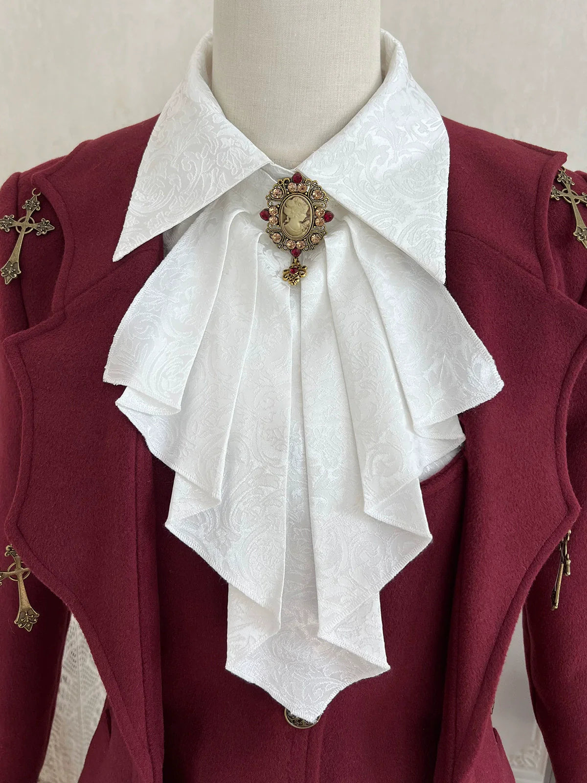 The Legend of Dracula - Gothic Ouji Lolita Winter Coat Set - image 13