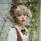 Golden Movement - Lolita Accessory Brooch Bow Tie KC - image 1