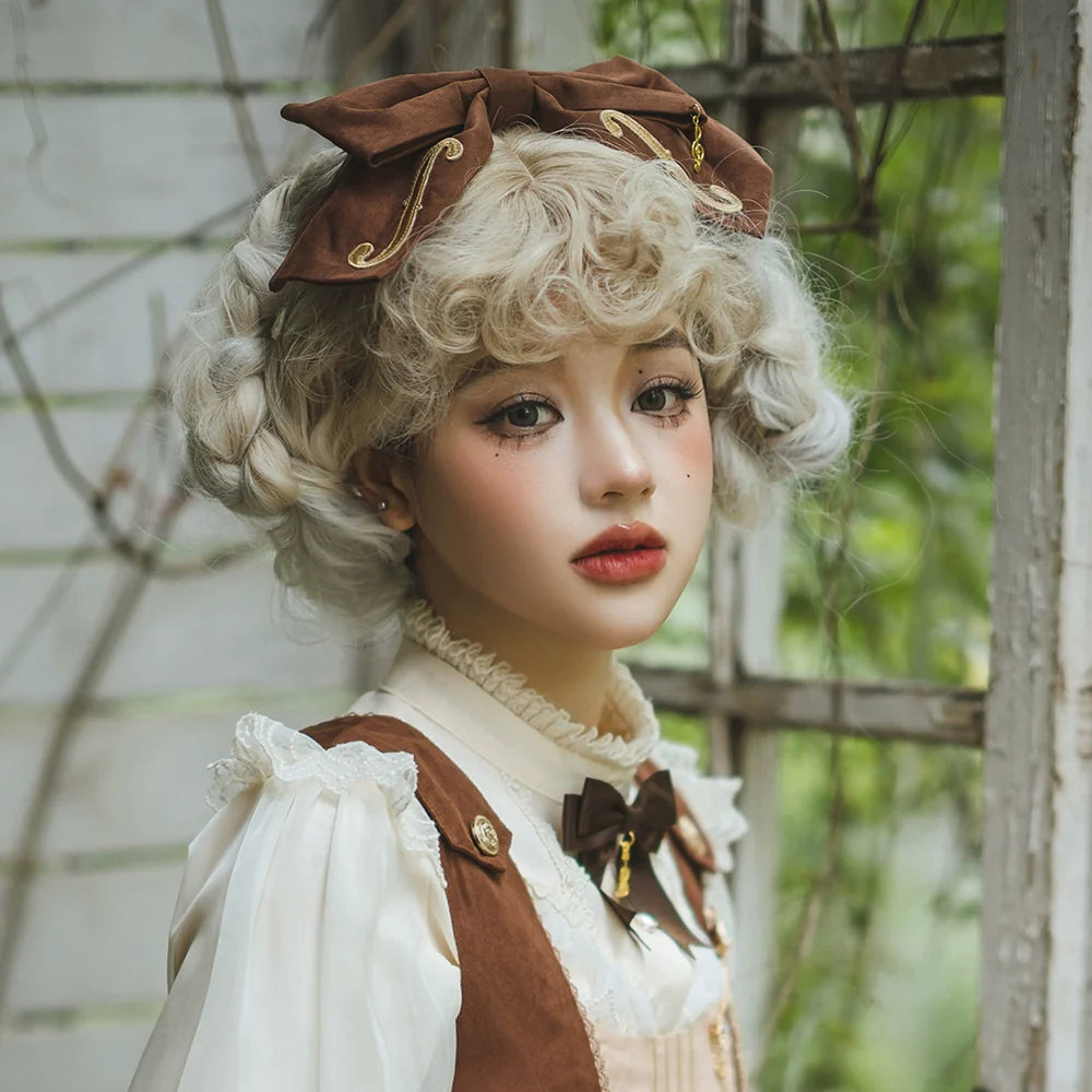 Golden Movement - Lolita Accessory Brooch Bow Tie KC - image 1