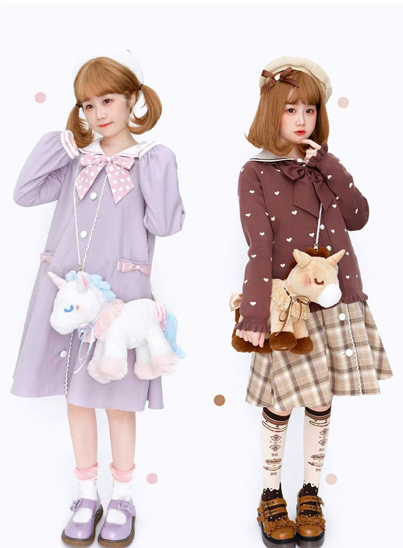 Kawaii Lolita Unicorn Messenger Bag Doll Shoulder Bag - image 1