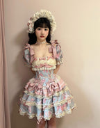 Jewel Rose - Plus Size Sweet Lolita Skirt Set in Separate Pieces - image 2