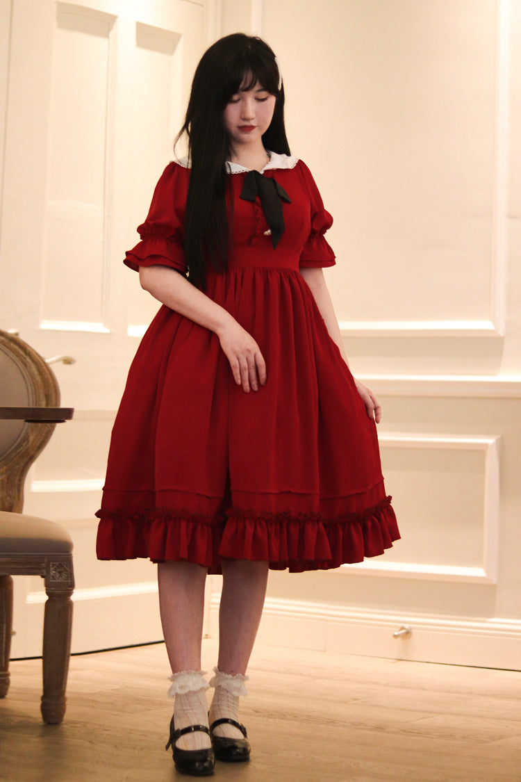 Plus Size Vintage Lolita OP Dress - image 2
