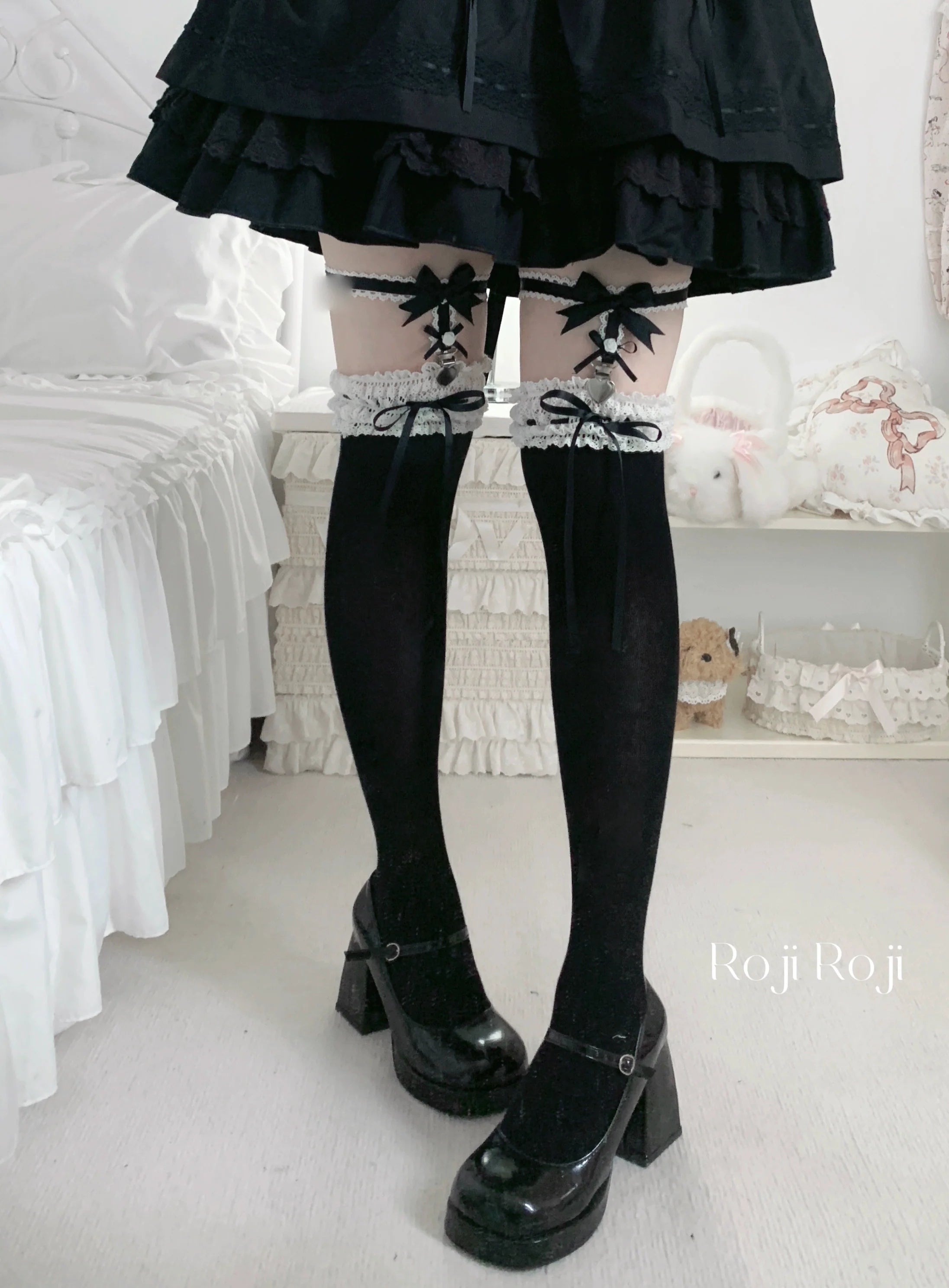 Gentle Town - Sweet Lolita Cotton Calf Socks, Ankle Socks - image 28