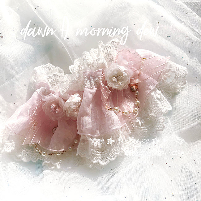 Flower Wedding Lolita Accessories Headdress Set - image 24