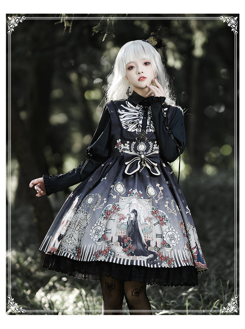 Black Fairytale - Gothic Twins Lolita JSK - image 24