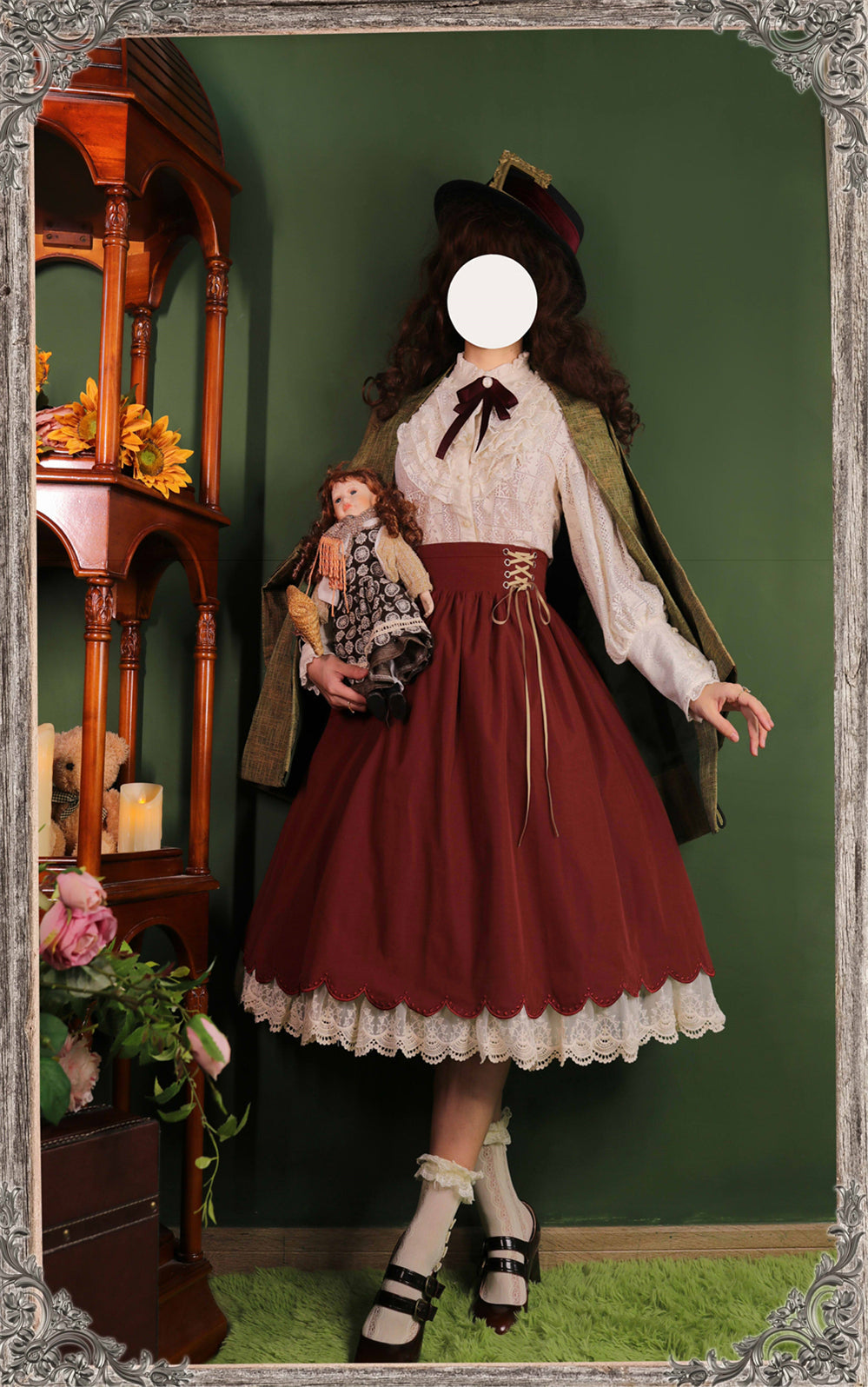 Countess's Autumn Tour - Retro Lolita Embroidery Long SK - image 20