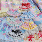 Cheese Cat - Sweet and Playful Strawberry Gingham Lace Cuffs - image 1