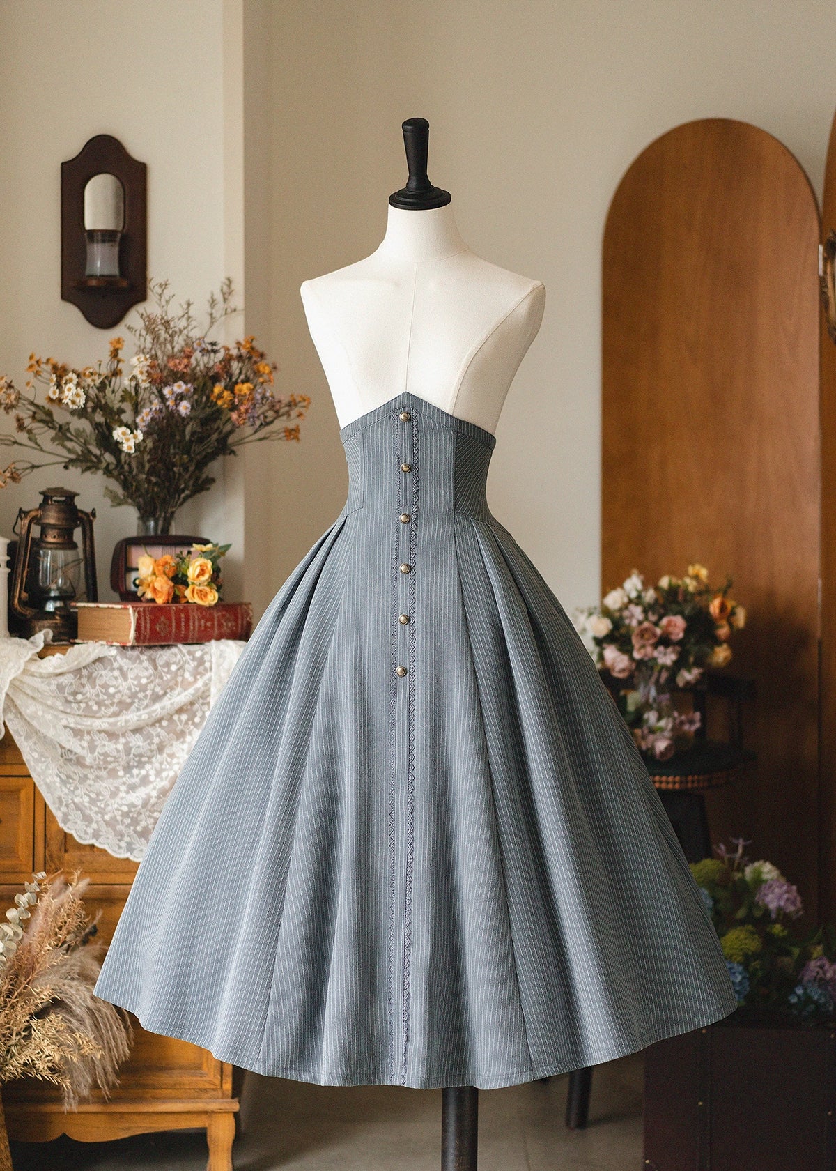 Forest Stationery - Classic Lolita SK Suit with Shirt and Coat - image 43