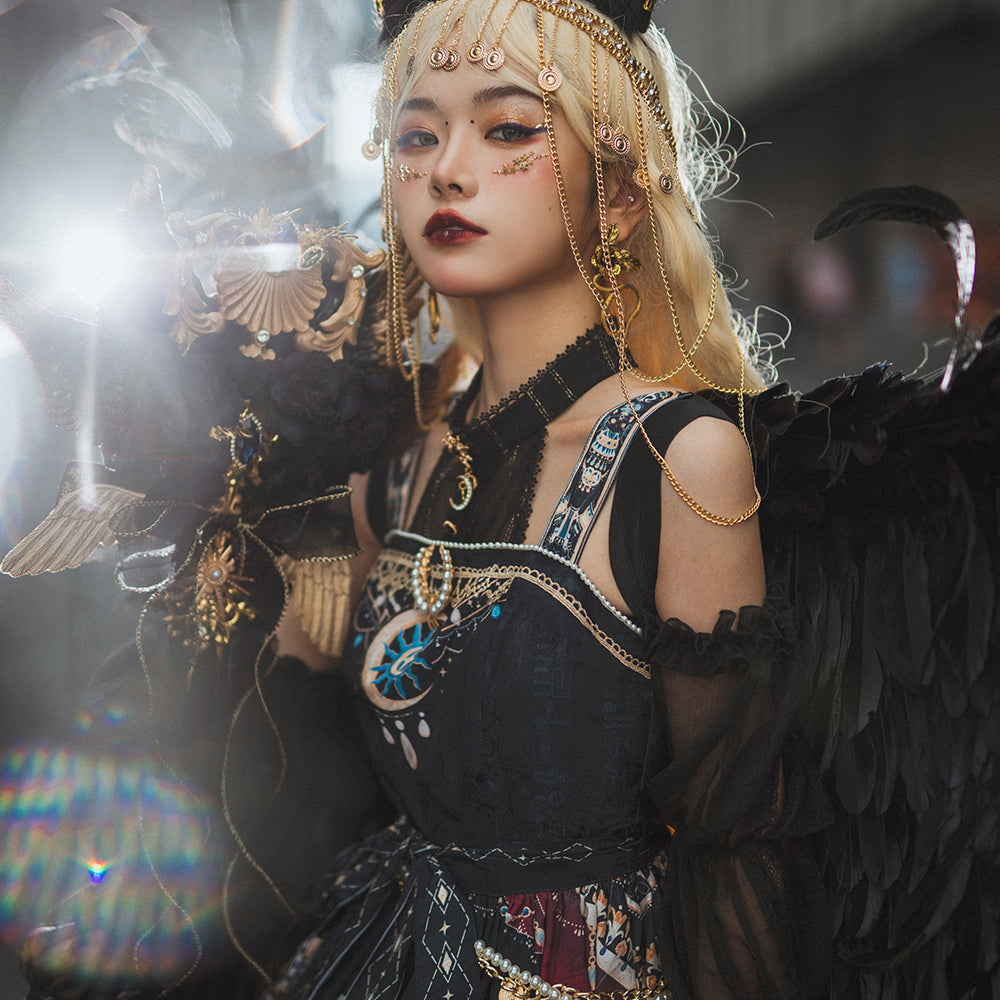 Dusk Bester - Egyptian Lolita Brooch Waistband Shawl - image 1