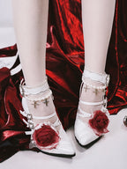 Forbidden Prayer - Rose Cross Gothic Lolita Heels - image 9