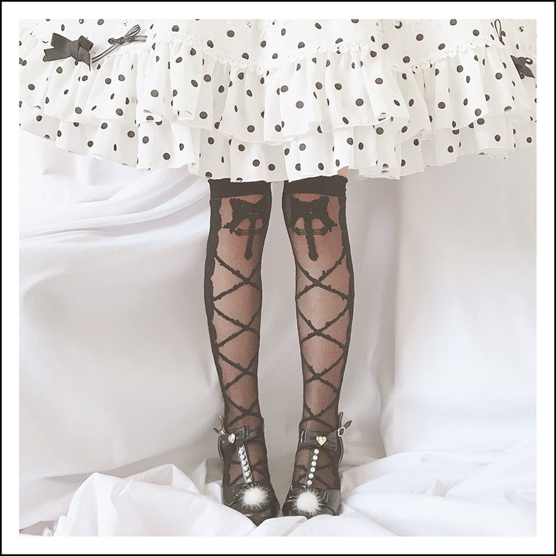 Thorn Kiss - Lolita Thigh Stockings Lolita Pantyhose - image 1