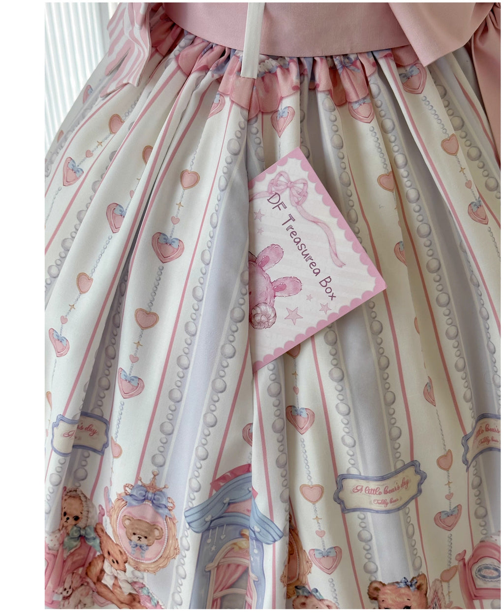 Barbie Bear - Sweet Lolita Bear Print JSK and OP and Accessories - image 2