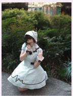 Mint Prescription - Old School Lolita Striped OP Dress, Electrocardiogram Trace and Accessories - image 7